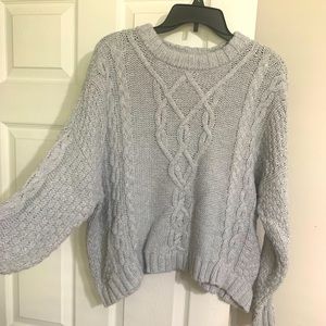 Arie sweater. Size M. Gray. Barely worn.